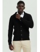 6854-118 Cardigan torsadé noir