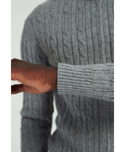YE-6855-103 Knitted grey jumper