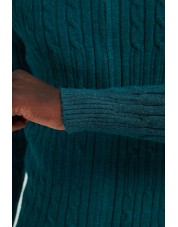 YE-6855-106 Knitted green jumper
