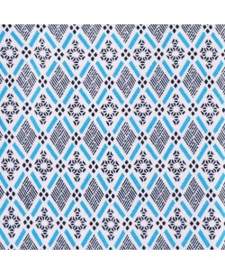 1506232-13 Blue shirt POKER prints comfort fit