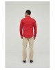 SLIM1009-22 Chemise rouge slim fit