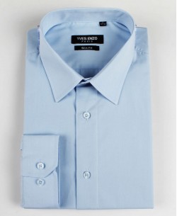 SLIM1009-78 blue shirt slim fit