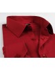 BIG-7001-73 Chemise rouge bordeaux du  2XL au 5XL