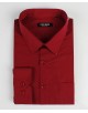 BIG-7001-73 Chemise rouge bordeaux du  2XL au 5XL