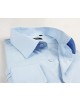 BIG-7001-78 Chemise bleu ciel du XL au 5XL