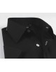 SLIM5301-10 Black sleeveless shirt slim fit