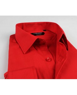 BIG-7001-22 Chemise rouge du XL au 5XL