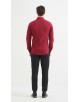 SLIM1009-73 Chemise bordeaux slim fit