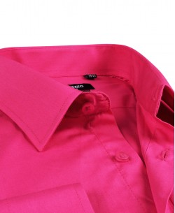 YE-201 Fucshia pink shirt regular fit