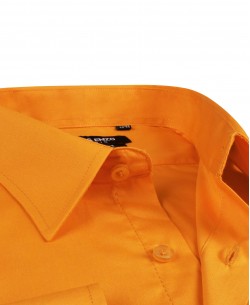 YE-206 Orange regular fit shirt