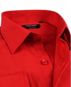 YE-222 Red shirt regular fit