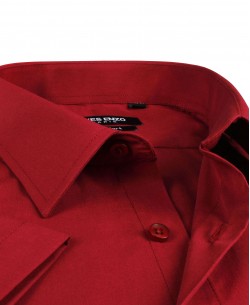 YE-2373 Burgundy sleeveless shirt regular fit
