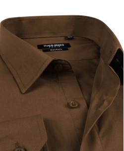 YE-272 Brown shirt regular fit