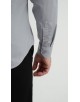 SLIM1009-80 Chemise slim fit - gris
