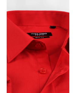 SLIM1009-22 Red shirt slim fit