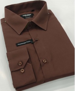 YE-272 Brown shirt regular fit