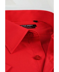 YE-2322 Red sleeveless shirt regular fit