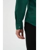 SLIM1009-82 Chemise unie vert foncé en slim fit