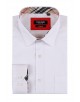 1506234-1 Chemise blanche à carreaux TARTAN coupe confort