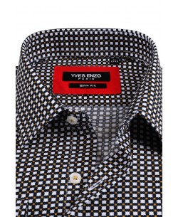 SLIM5049-12 Slim fit shirt in prints
