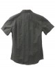 SW-832-2 Chemise sportswear noire en slim fit