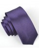 CF-20 Cravate skinny violette en satin