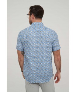 1506366-18 PAISLEY prints sleeveless shirt comfort fit