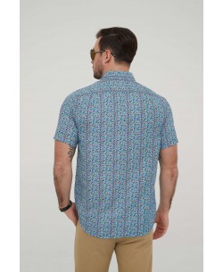 1506366-03 PAISLEY prints sleeveless shirt comfort fit