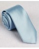 CRHQ-10 Cravate bleu ciel satinée