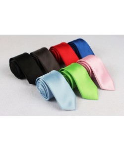 CRHQ-10 Sky blue satin tie