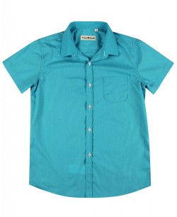 KIDS-931-5 Kids sleeveless truquoise blue shirt from 6 to 16 years