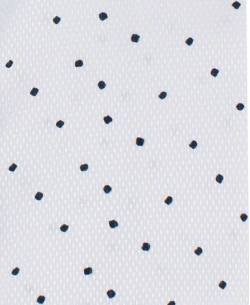 KIDS-905-4 White piqué shirt DÉFILÉ prints for kids from 6 to 16 years