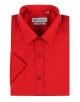 ENZO-530-22 Red sleeveless STRETCH shirt slim fit