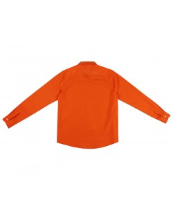 KIDS-901-77 Orange kids shirts 6 to 16 years