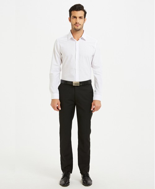 SLIM1009-9M Chemise blanche taille M slim fit