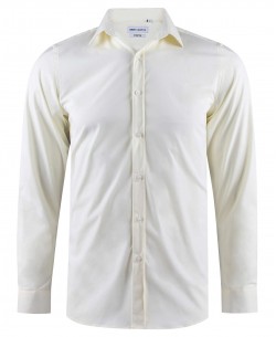 ENZO-043-15 Ivory STRETCH shirt slim fit