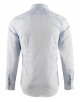 ENZO-103-3 Chemise bleu ciel cintrée en coton oxford royal