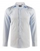 ENZO-103-3 Chemise bleu ciel cintrée en coton oxford royal