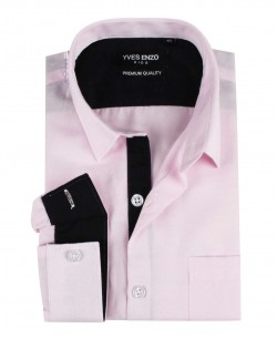 KIDS-303-2 Pink kids shirts 6 to 16 years