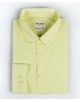 VOIL-C-4 Chemise jaune en voile de coton