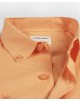 VOIL-C-7 Chemise orange en voile de coton