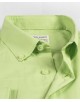 VOIL-C-8 Chemise verte en voile de coton