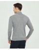 YE-6740-6 Shawl neck grey vintage jumper