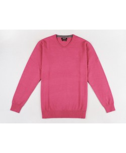YE-6745-57 V-neck fuchsia jumper