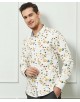 ENZO104-8 Chemise STRETCH motifs BUBBLES en slim fit