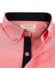 LIN-20-1 Pink linen shirt adjusted fit