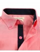 LIN-50-1 Pink linen sleeveles sshirt adjusted fit