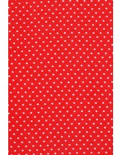 SLIM5359-11 Chemisette rouge à motifs en slim fit