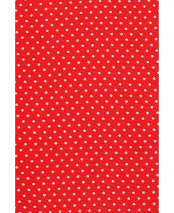 SLIM5359-11 Chemisette rouge à motifs en slim fit