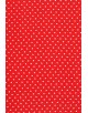 SLIM5359-11 Chemisette rouge à motifs en slim fit